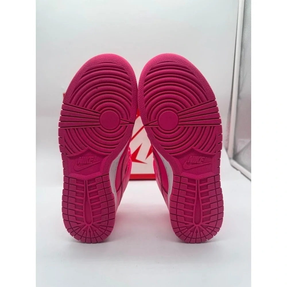 Nike Dunk Low Active Fuchsia Pink White DZ5196-600 Womens 9 Sneakers